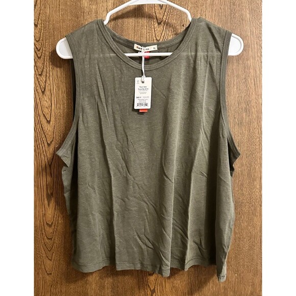 Marine Layer Olive Green Tank Top - Picture 2 of 6
